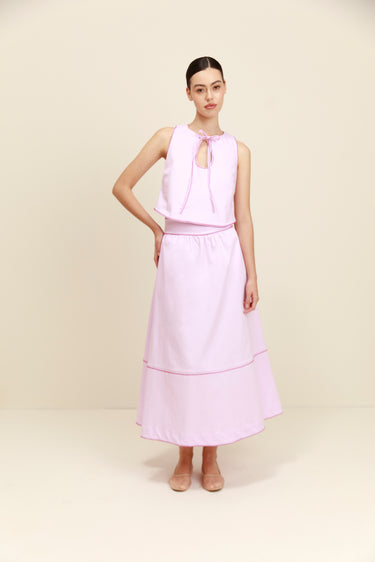 Lotus Skirt in Pink