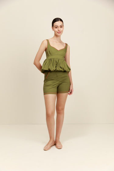 Pep Short In Olive