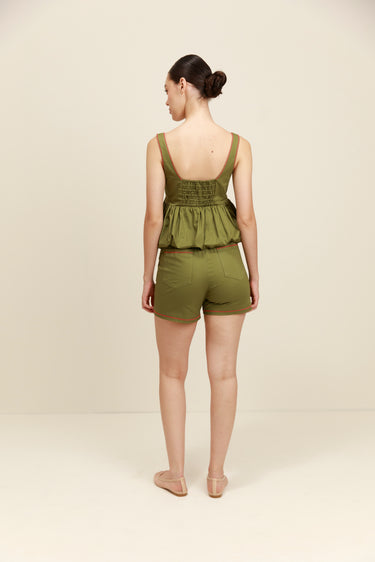 Pep Short In Olive
